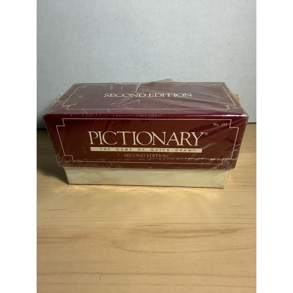 Pictionary No. 133 The Game of Quick Draw 2nd Edition Vintage Game Cards, Sealed